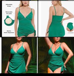 Ruched Convertible One-Piece Swimsuit
