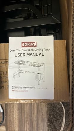 Sakugi Over The Sink Dish Drying Rack