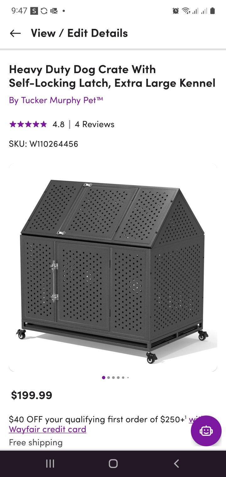 XL DOG CRATE