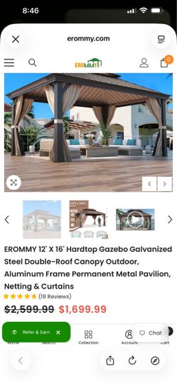 12x16 gazebo NEW