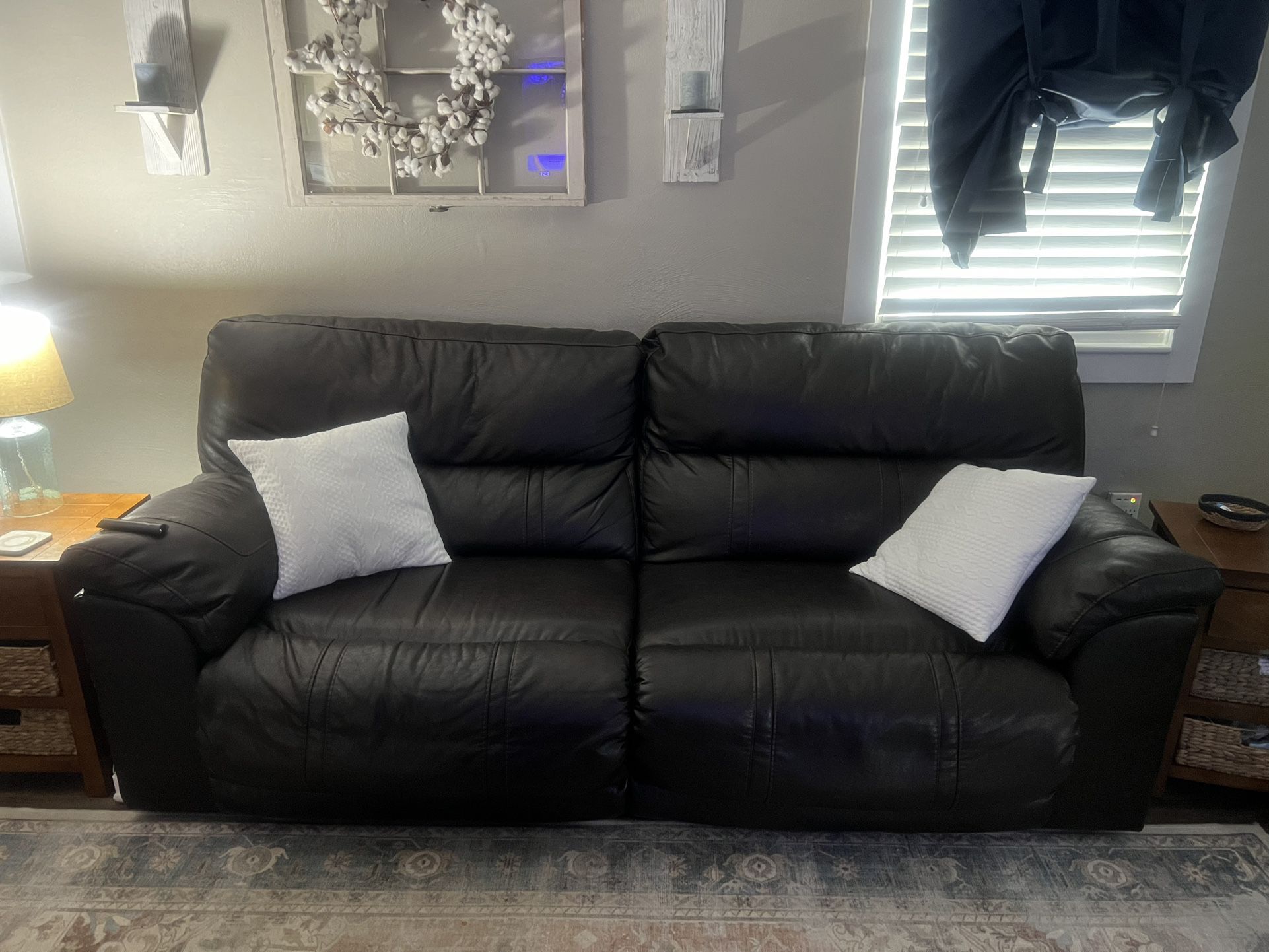 Electrical Reclining Leather Couches