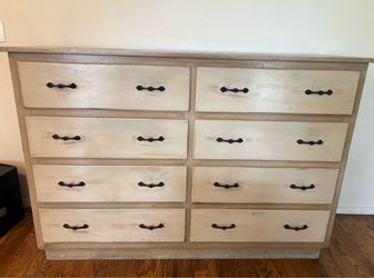 Solid wood dresser