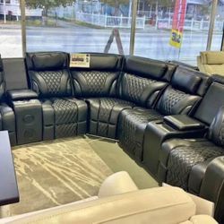Sectional Recliner Same Day Delivery No Money Down No Credit Need 