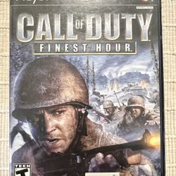 Call of Duty: Finest Hour (Sony PlayStation 2, 2004) PS2 CIB Complete!!!