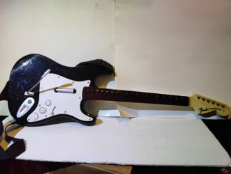 Rock Band Fender Stratocaster Wireless Guitar For PS3 Playstation 3