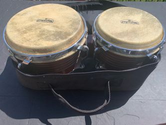 Latin Percussion matador bongos with soft case