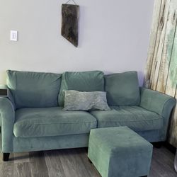Used  Teal Color Couch 