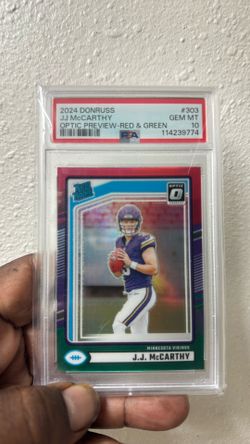Jj Marcarthy 303 Optic Preview Red & Green Graded 10