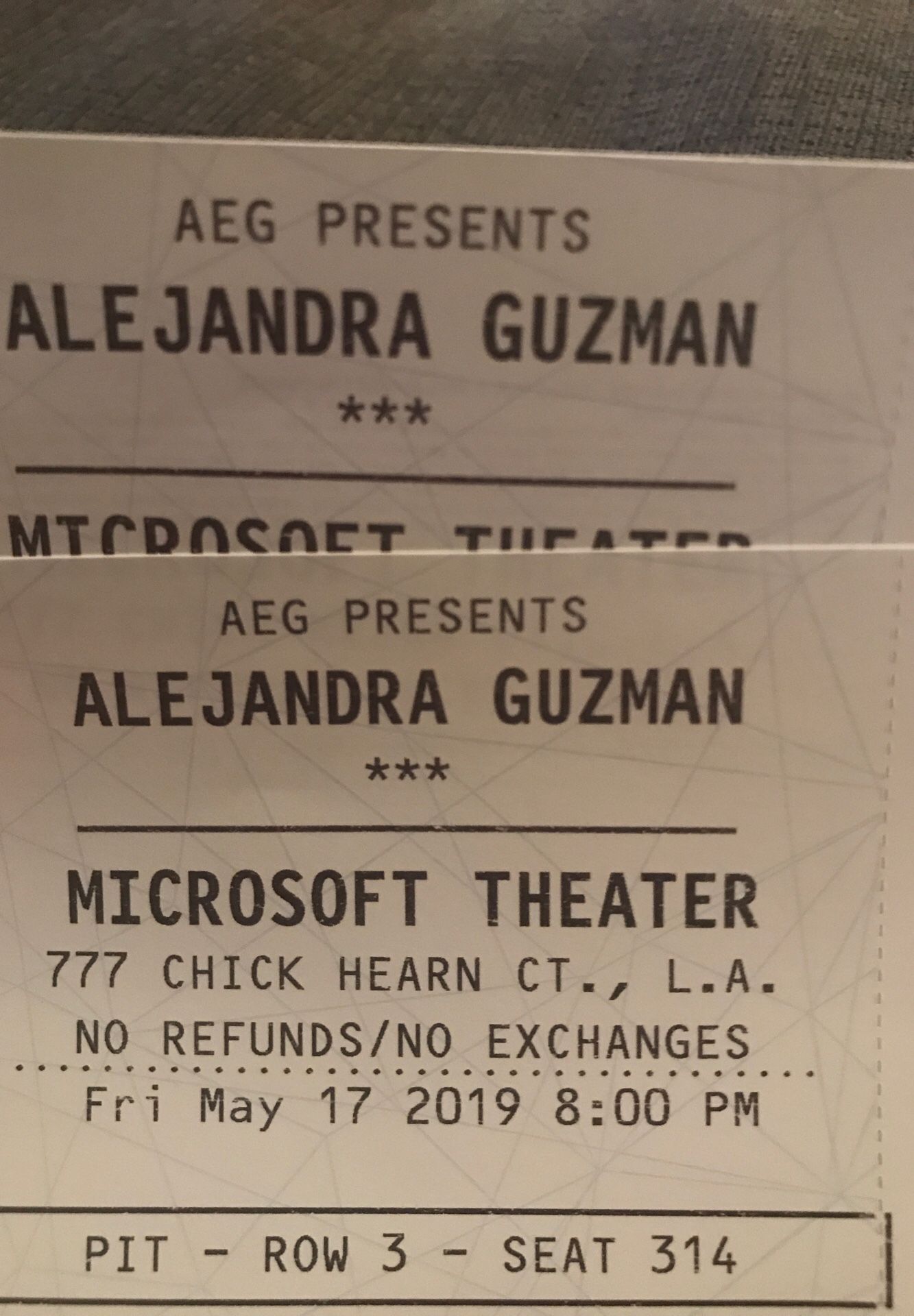 ALEJANDRA GUZMAN EN EL MICROSOFT THEATRE “PITTS”