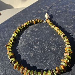 Peridot And Tiger Eye Bracelet Or Necklace