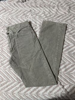 Vintage 90s Lacoste Corduroy Pants Trousers Grey Mens Size 32 (F 4902)
