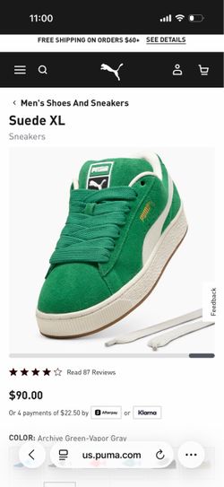 Puma Suede XL Sneakers Green