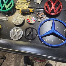 Assorted Emblems Custom Painted