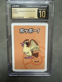 Pokemon Old Maid Pidgey card: CGC Pristine 10