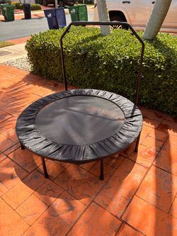 50” Fitness Trampoline with Handlebar