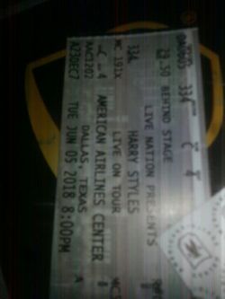 Harry Styles 2 tickets section 334