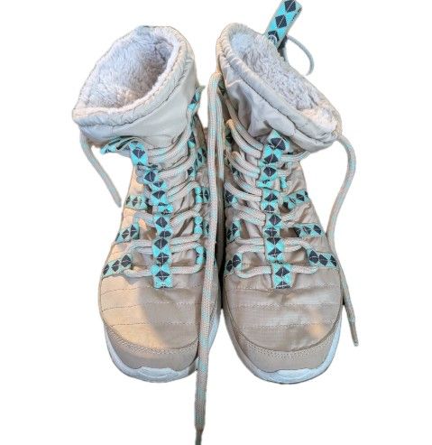 Nike Womens Biege Roshe One Size 9.5 Hi Top Sneakers Boot Ankle Boots 616724-200