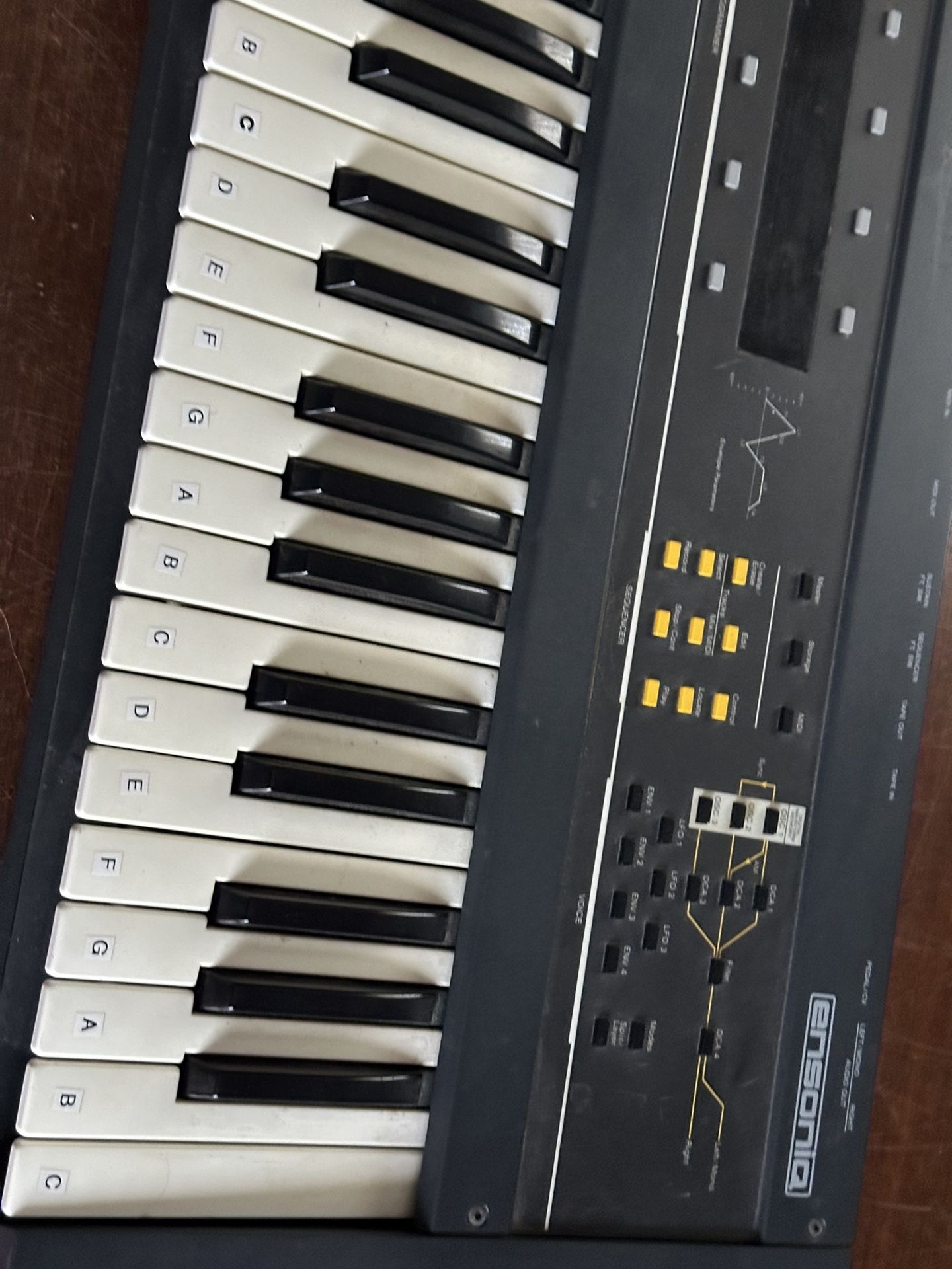 REDUCED Ensoniq ESQ1 Wave Synthesizer