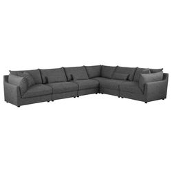 New Sectional Grey 6 PCs 