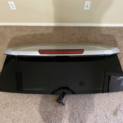 Factory OEM 2015-2020 Suburban Tahoe Escalade Back Hatch Lift Gate Glass Window Silver Spoiler