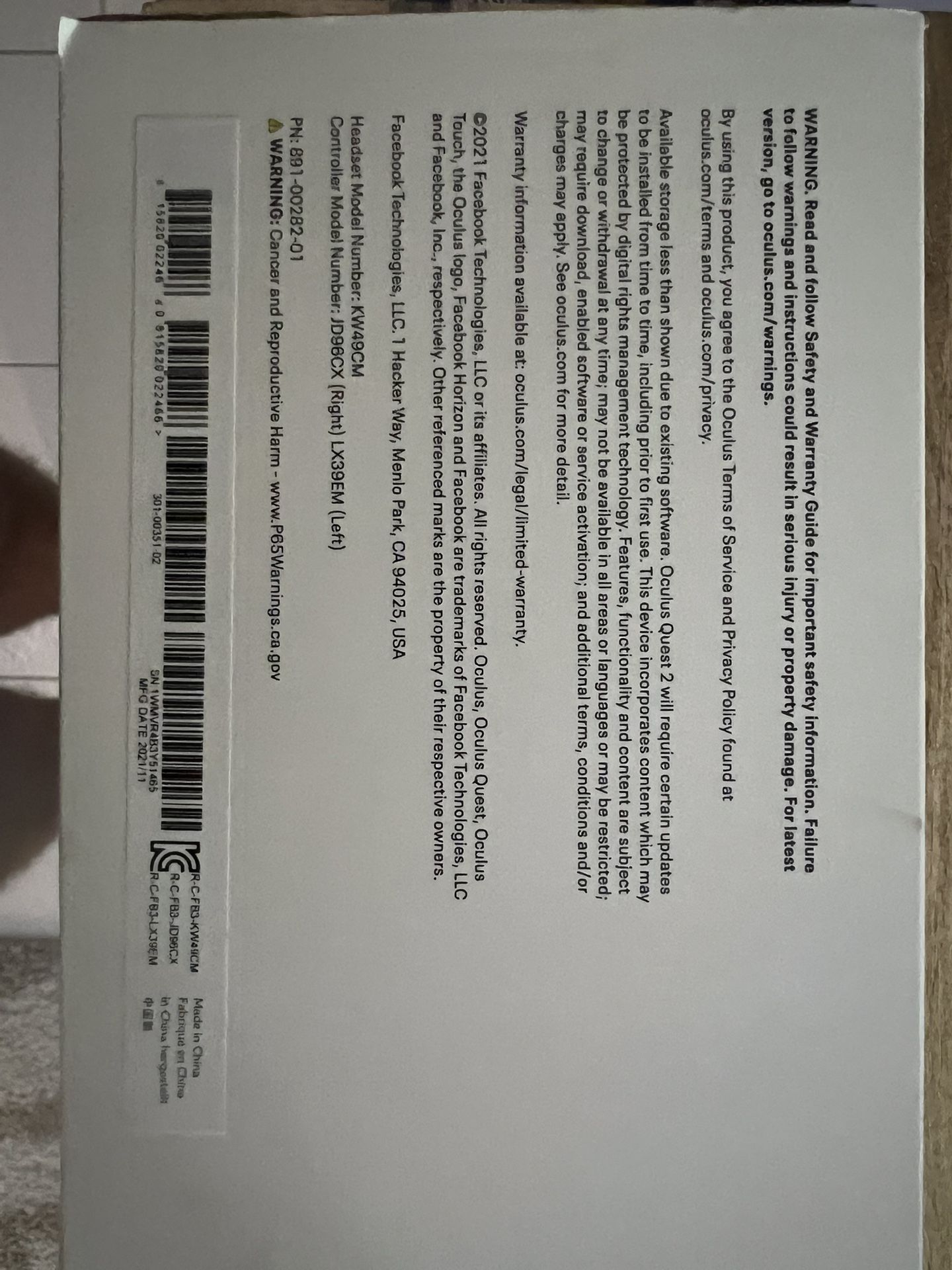 Oculus Quest 2