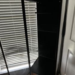 Black Framed Glass Display Cabinet