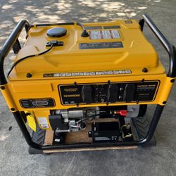 DEWALT 8000-Watt Electric Start Gas-Powered Portable Generator with Idle Control, GFCI Outlets and C