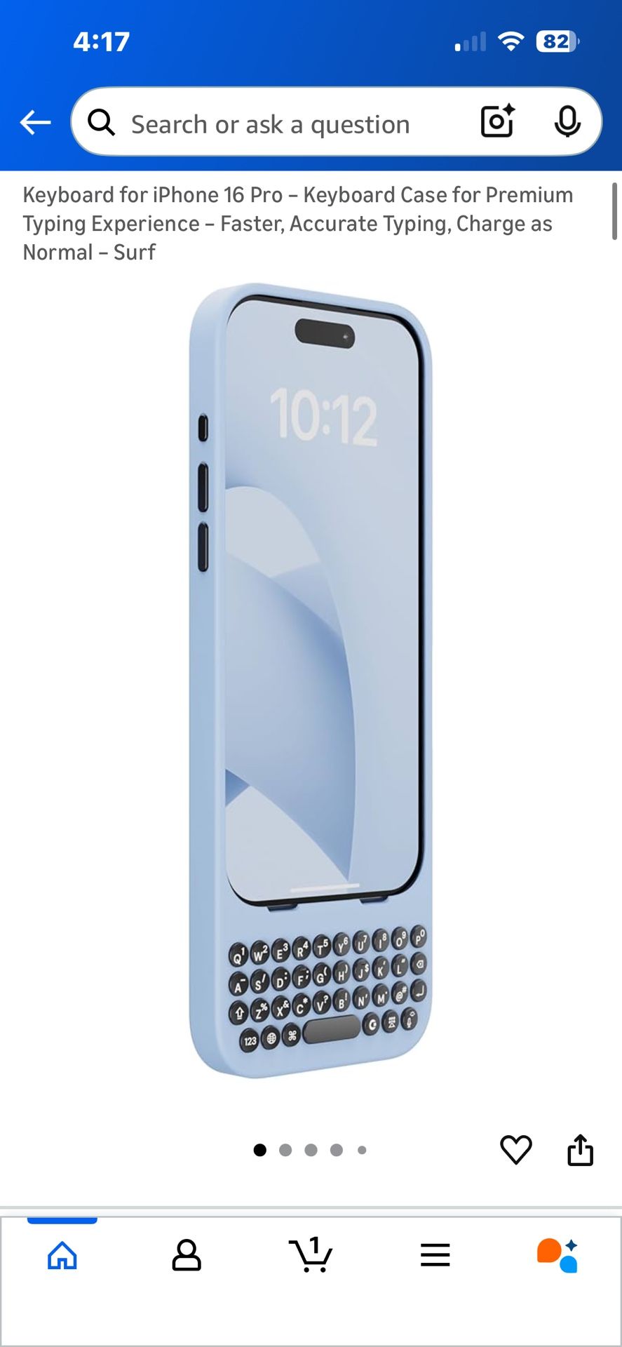 Clicks Keyboard Case iPhone 16 Pro