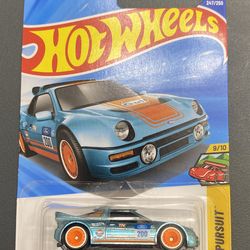 HOT WHEELS 2025 FORD RS200 Super Treasure Hunt GUL