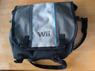 Official Nintendo Wii Console Travel Storage Carry Case Messenger Bag