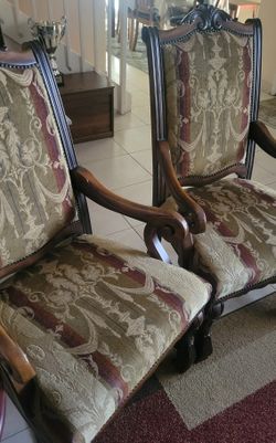  Set Of Two Chairs ( Like New ) Smoke and Pet Free Home...willing To Negotiate Price 