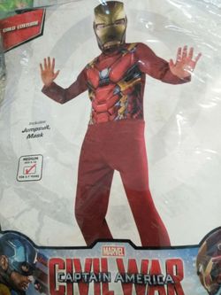 Marvel- Iron Man child size medium (8-10). Jumpsuit and mask.