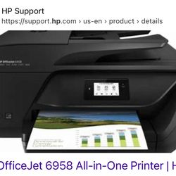 HP OfficeJet 6958 All-in-One Printer