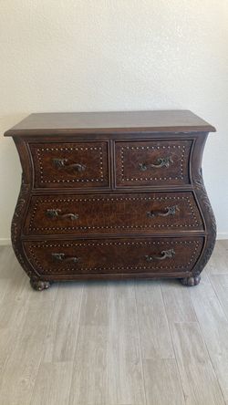 Ornate Bombe Chest of Drawers