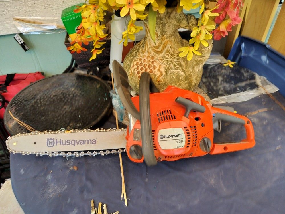 Husqvarna Chainsaw Model 120/$150
