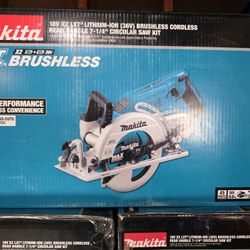 New Makita
18V X2 LXT 5.0Ah Lithium-Ion (36V) Brushless Cordless Rear Handle 7-1/4 in. Circular Saw Kit