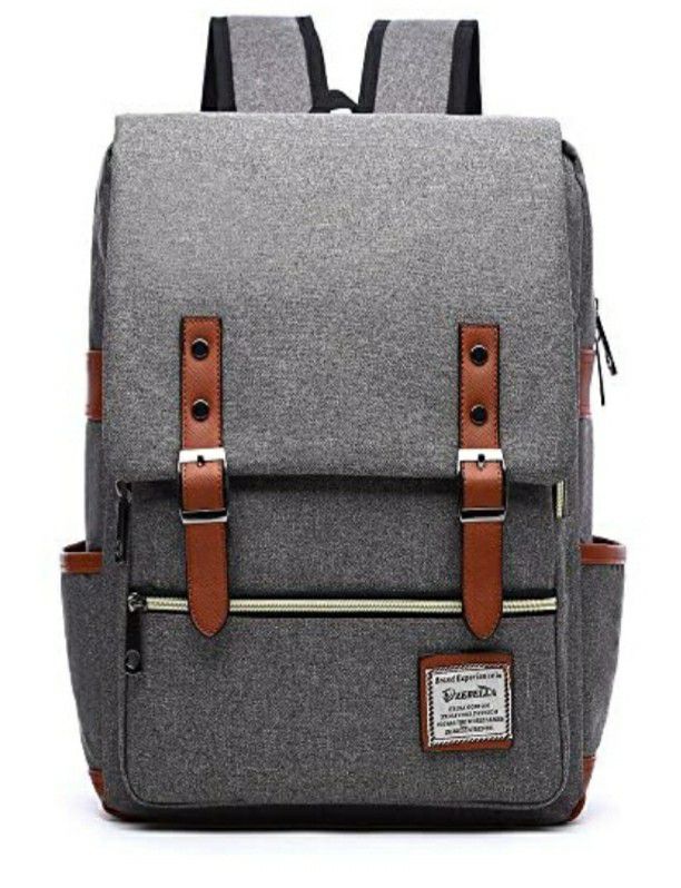 NEW 🚨 College Computer Backpack Laptop Notebook Bag School Travel Daypack Grey