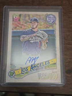 Alex Verdugo Topps Gypsy Queen RC Auto Card
