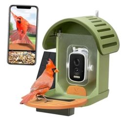 Bird Feeder with Camera, Smart Bird Feeder Camera Al Identifies 11,000+ Bird