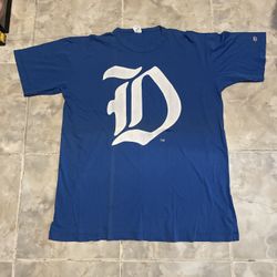 Vintage 80’s Duke Blue Devils Single Stitch Shirt SZ Large Rare
