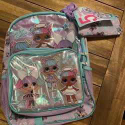 New. 5pc LOL Dolls Backpack Set 