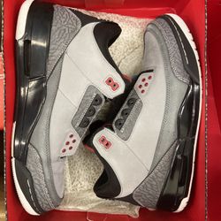 Used Authentic Nike Air Jordan 3 Stealth Size 11