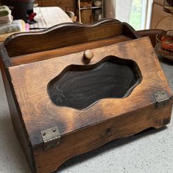 Wooden Breadbox