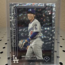 2025 Topps Update Series - Rookie Debut Hyeseong Kim #US312 Diamante Foil (RC)