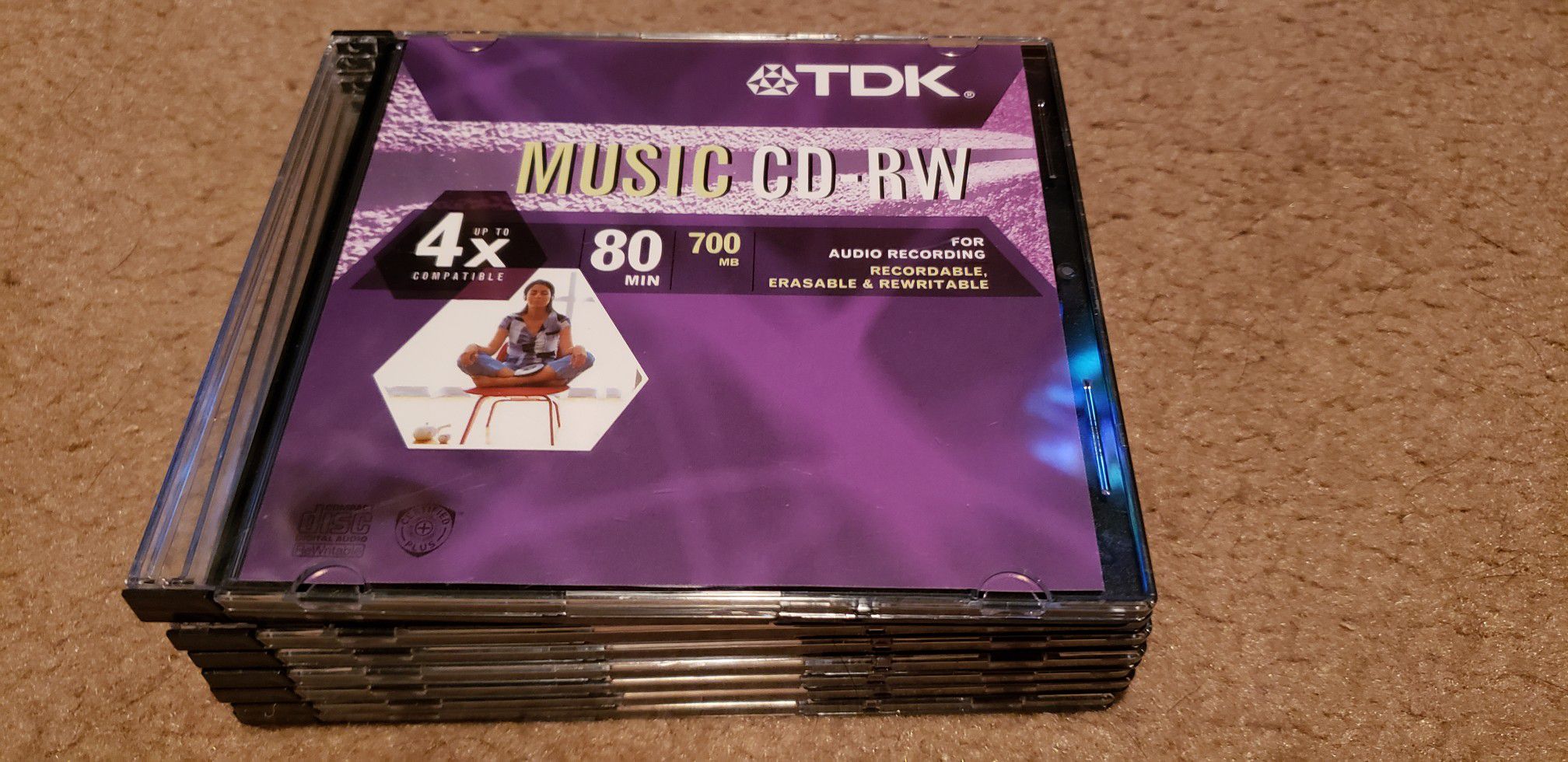 TDK Music CD - RW NEW Audio Recording Discs