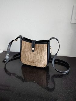 Coach purse black and brown color