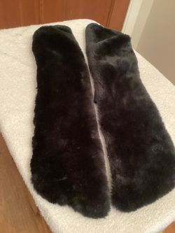 Black Faux Fur Coat Collar (ladies)