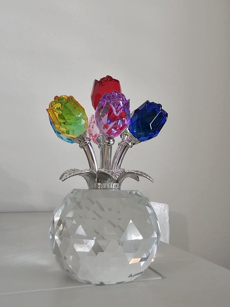 Crystal Flower Decor