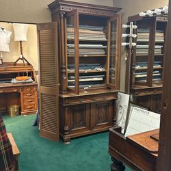 Victorian Walnut Bookcase