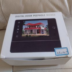 DIGITAL DOOR PEEPHOLE VIEWER & RECORDING W NIGHT VISION 